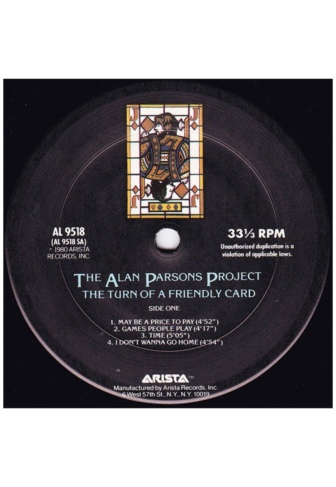 ALAN PARSONS PROJECT - THE TURN OF A FRIENDLY CARD | VINILO USADO-2