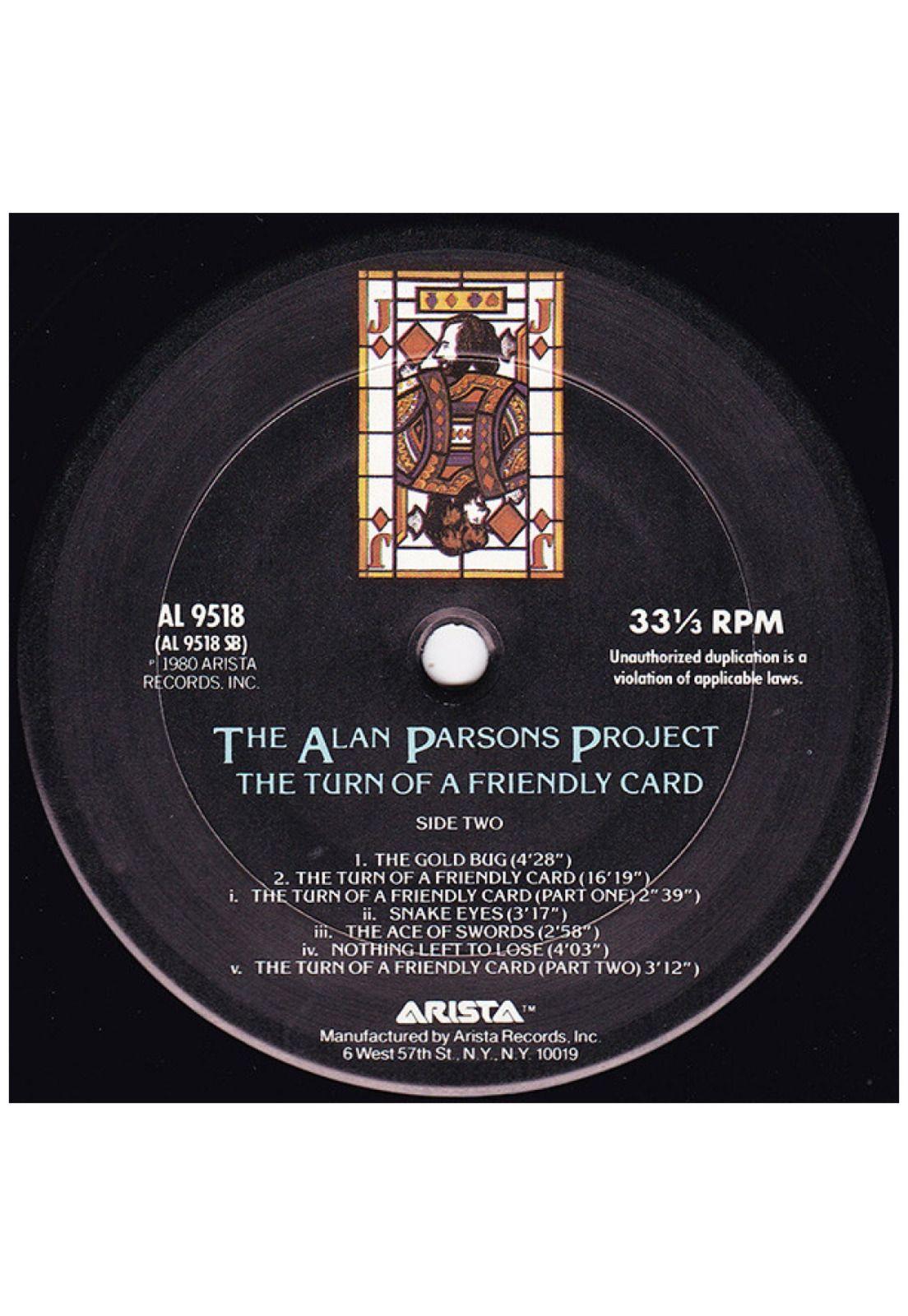 ALAN PARSONS PROJECT - THE TURN OF A FRIENDLY CARD | VINILO USADO-3