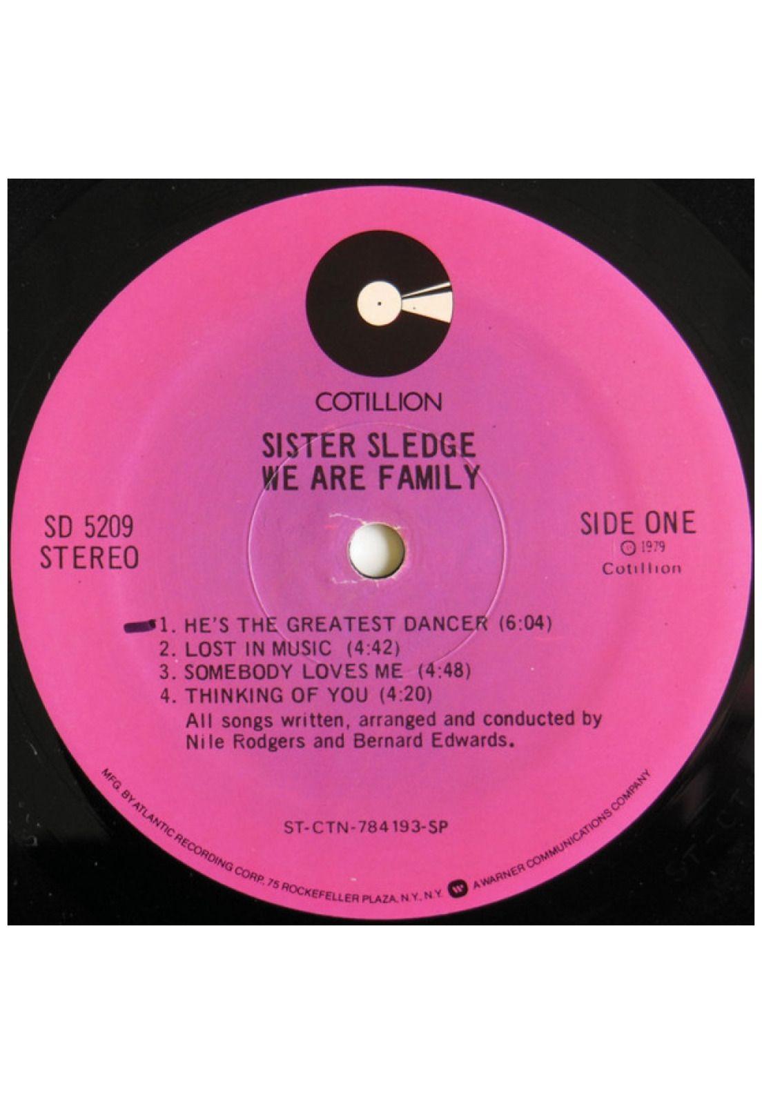 SISTER SLEGE - WE ARE FAMILY | VINILO USADO-2