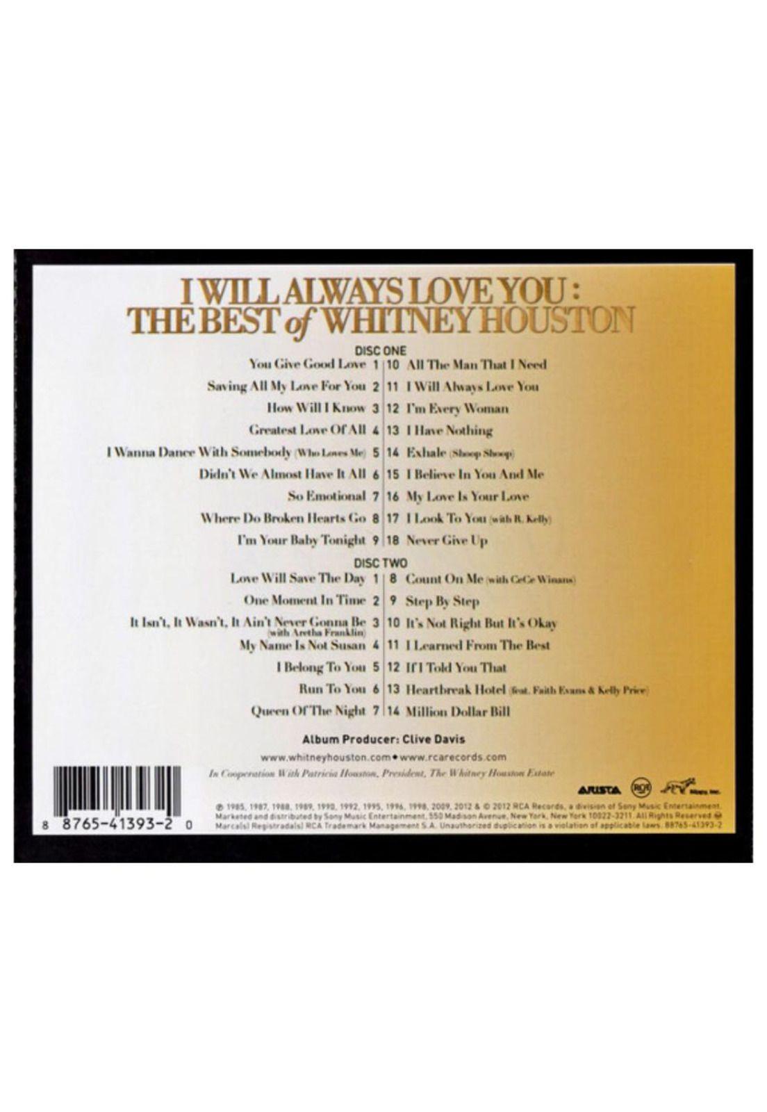 WHITNEY HOUSTON - I WILL ALWAYS LOVE YOU THE BEST (DELUXE) (2CD) | CD-1