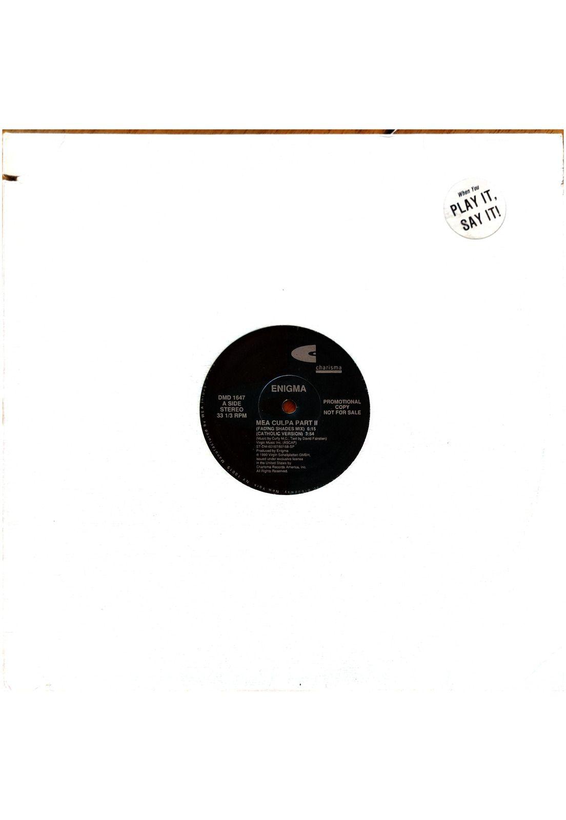 ENIGMA - MEA CULPA PART II | 12'' MAXI SINGLE VINILO USADO-0