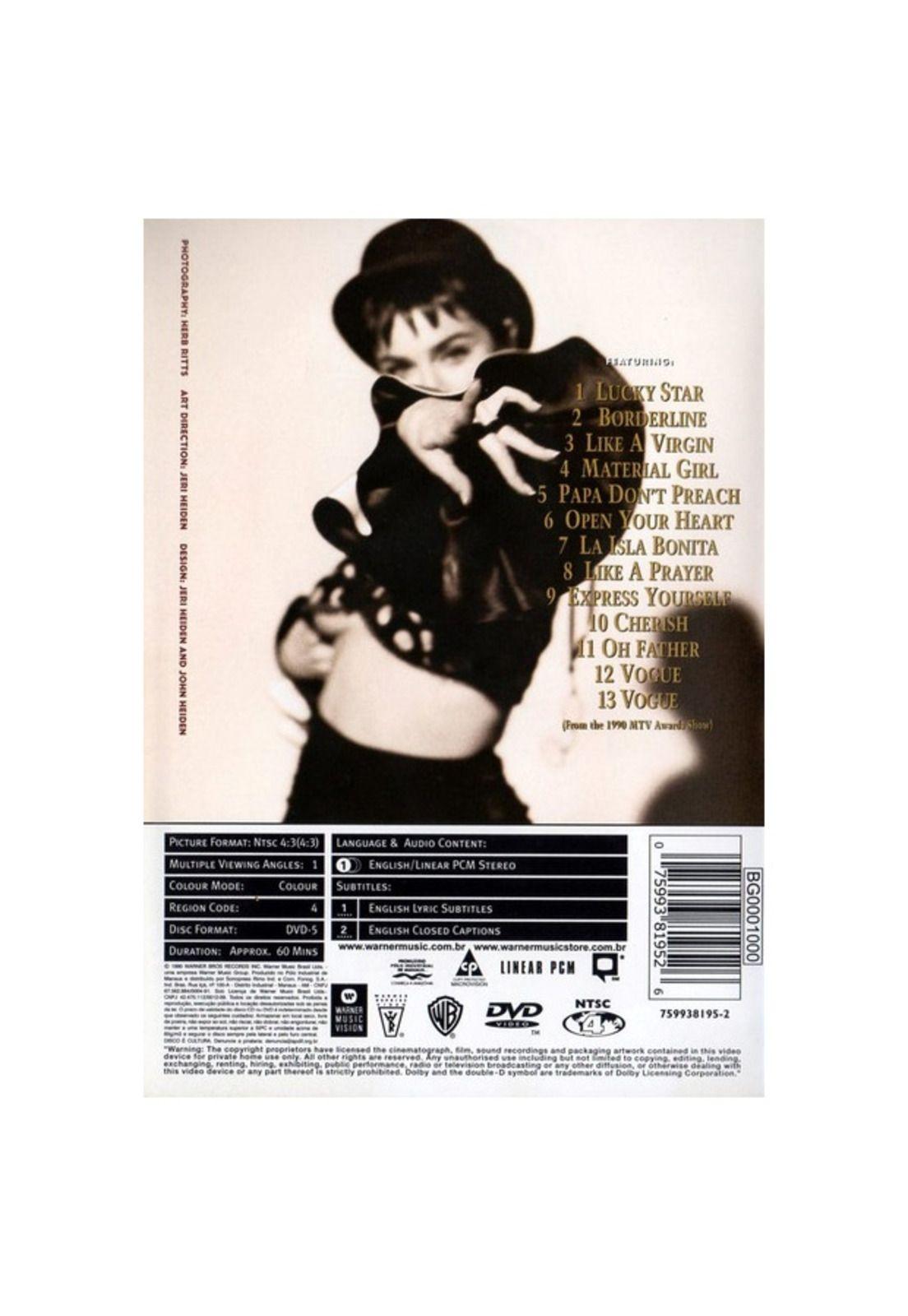 MADONNA - THE IMMACULATE COLLECTION  | DVD-1
