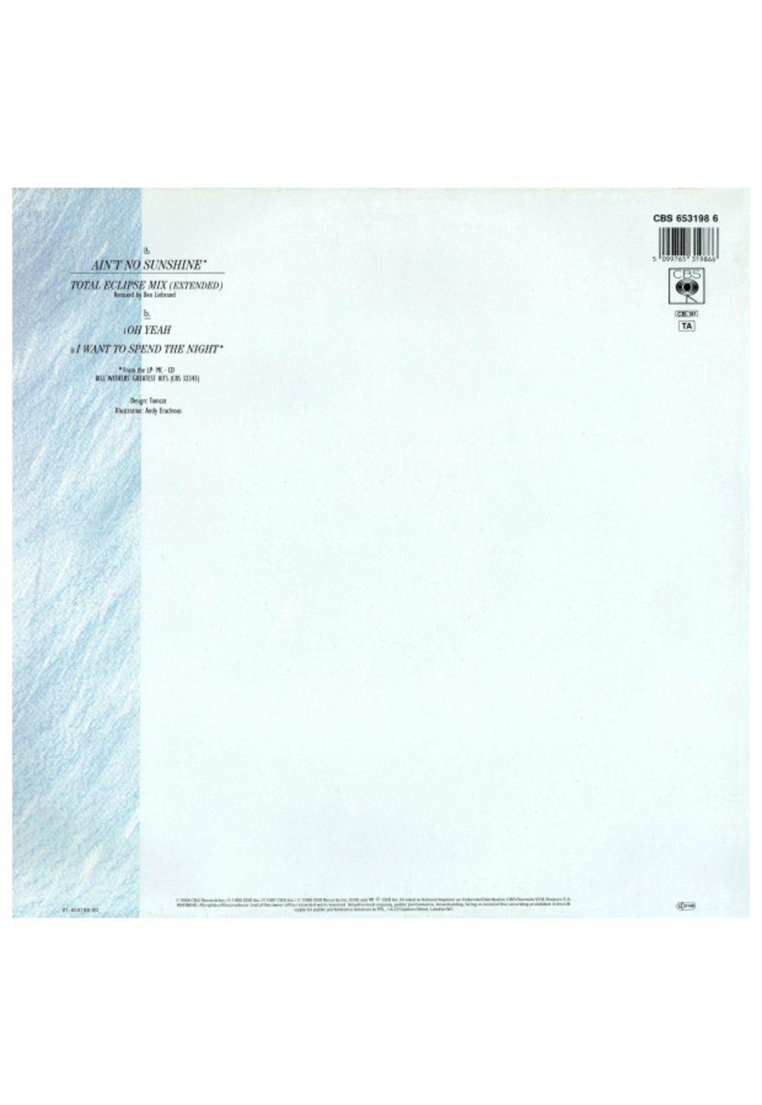 BILL WITHERS - AIN´T NO SUNSHINE | 12" MAXI SINGLE USADO-3