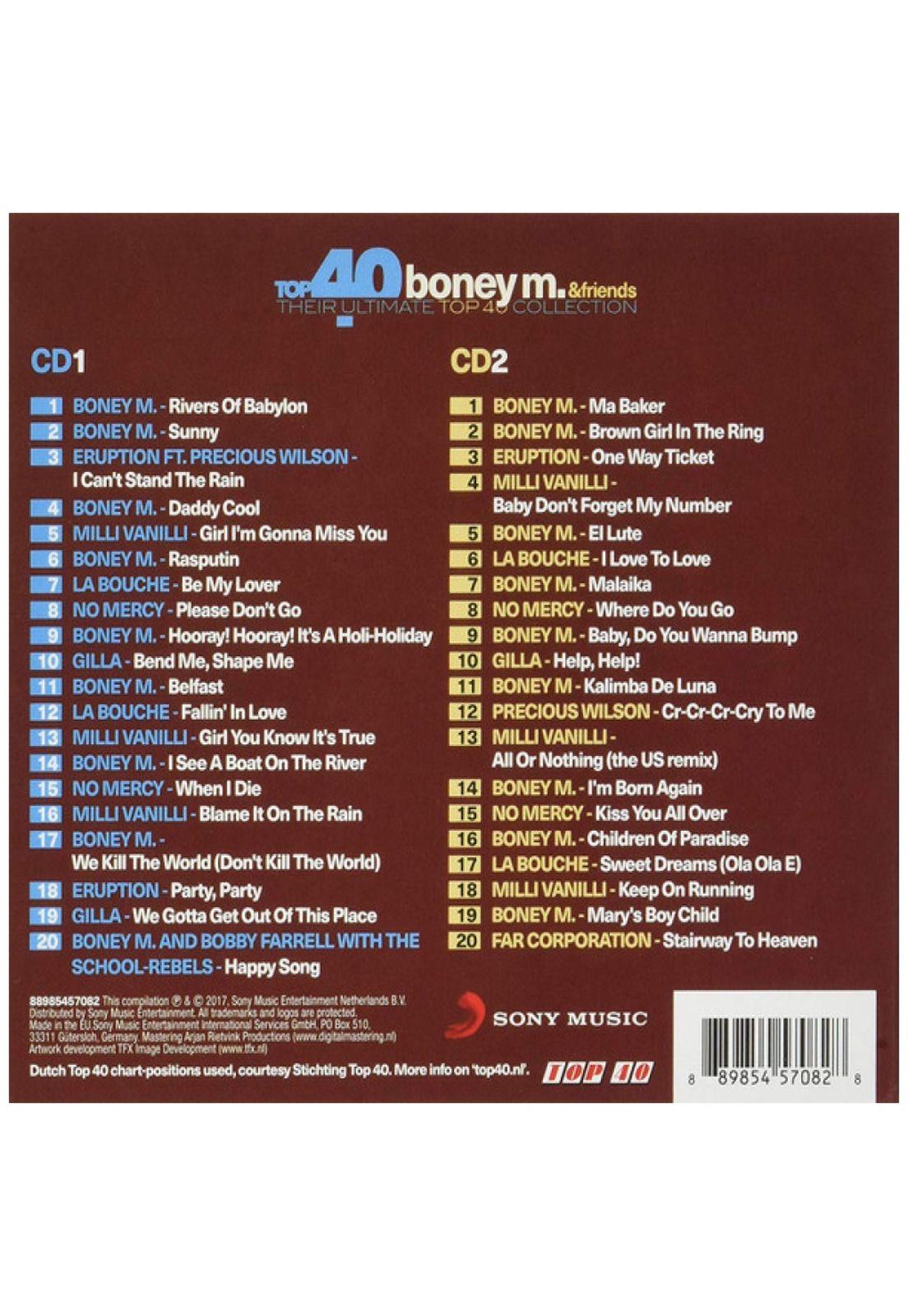 BONEY M. AND FRIENDS - TOP 40 (2CD) | CD-2