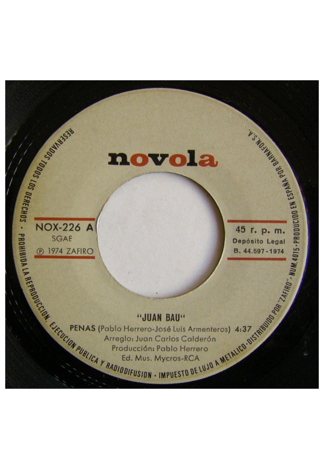 JUAN BAU - PENAS | 7" SINGLE VINILO USADO-3