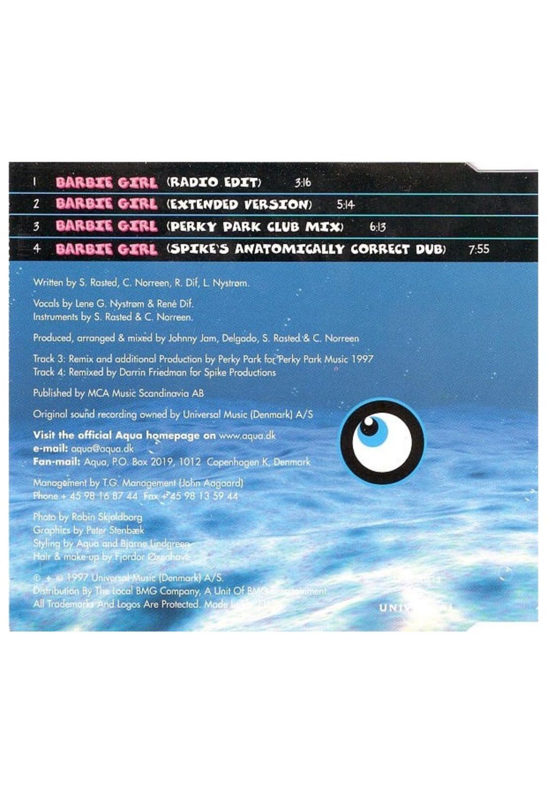 AQUA - BARBIE GIRL | CD SINGLE USADO-1