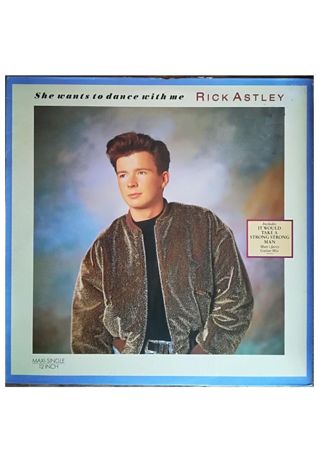 RICK ASTLEY  - SHE WANTS DANCE WITH ME | 12" MAXI SINGLE VINILO USADO-3