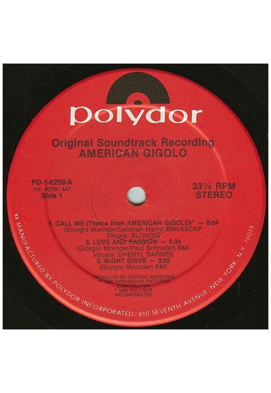 AMERICAN GIGOLO  - O.S.T. | VINILO USADO-2