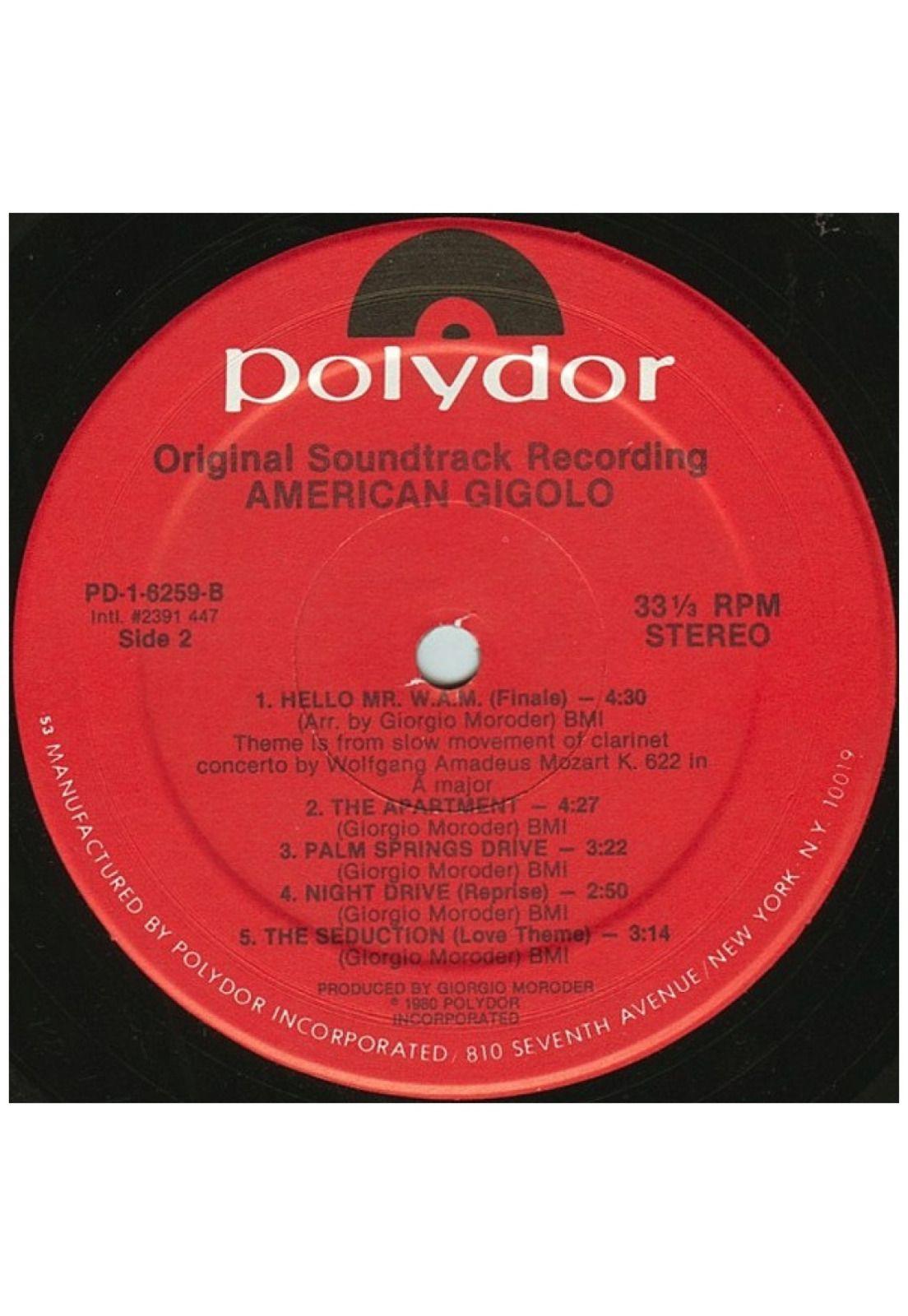 AMERICAN GIGOLO  - O.S.T. | VINILO USADO-3