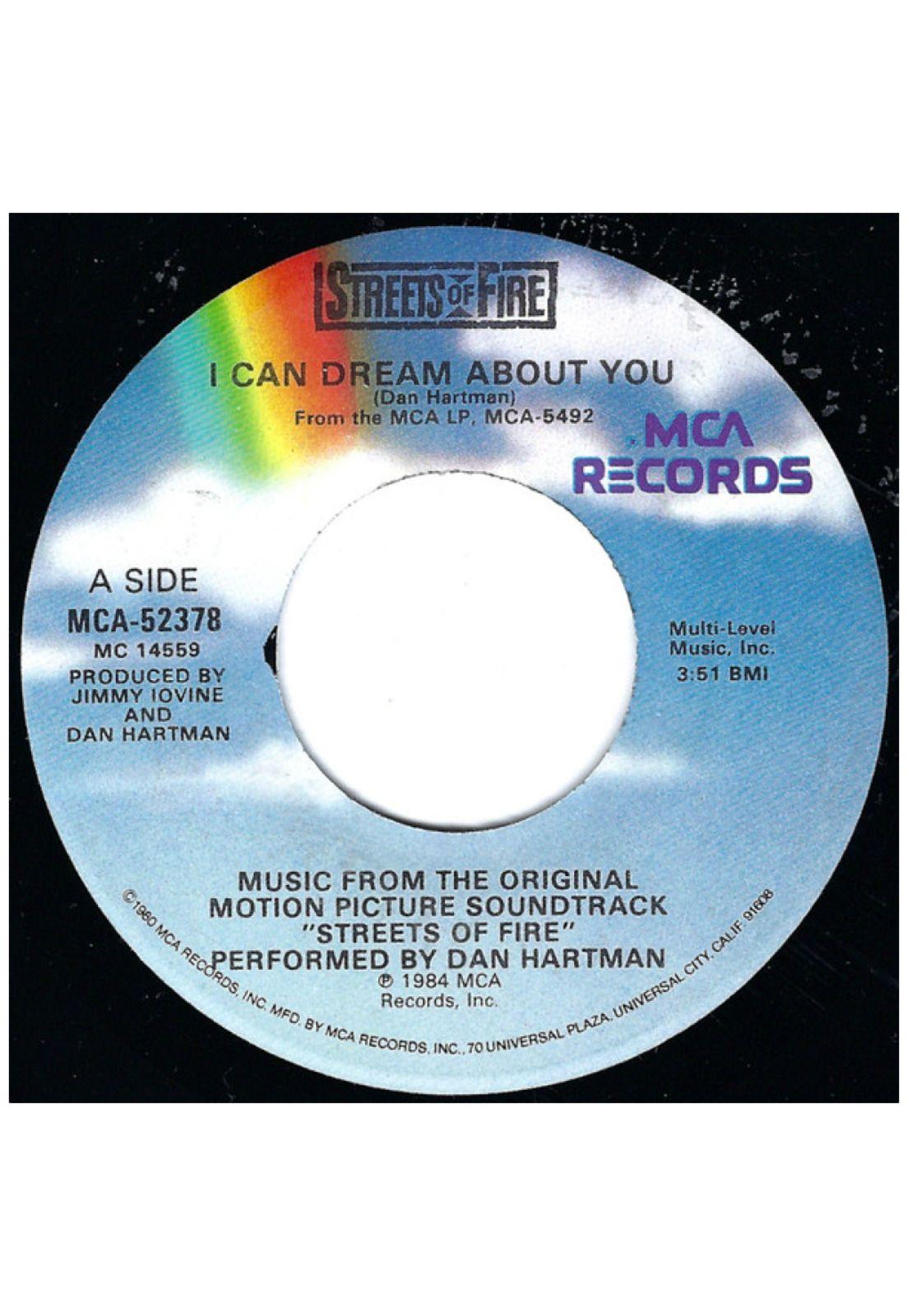 DAN HARTMAN - I CAN DREAM ABOUT YOU | 7" SINGLE USADO-2