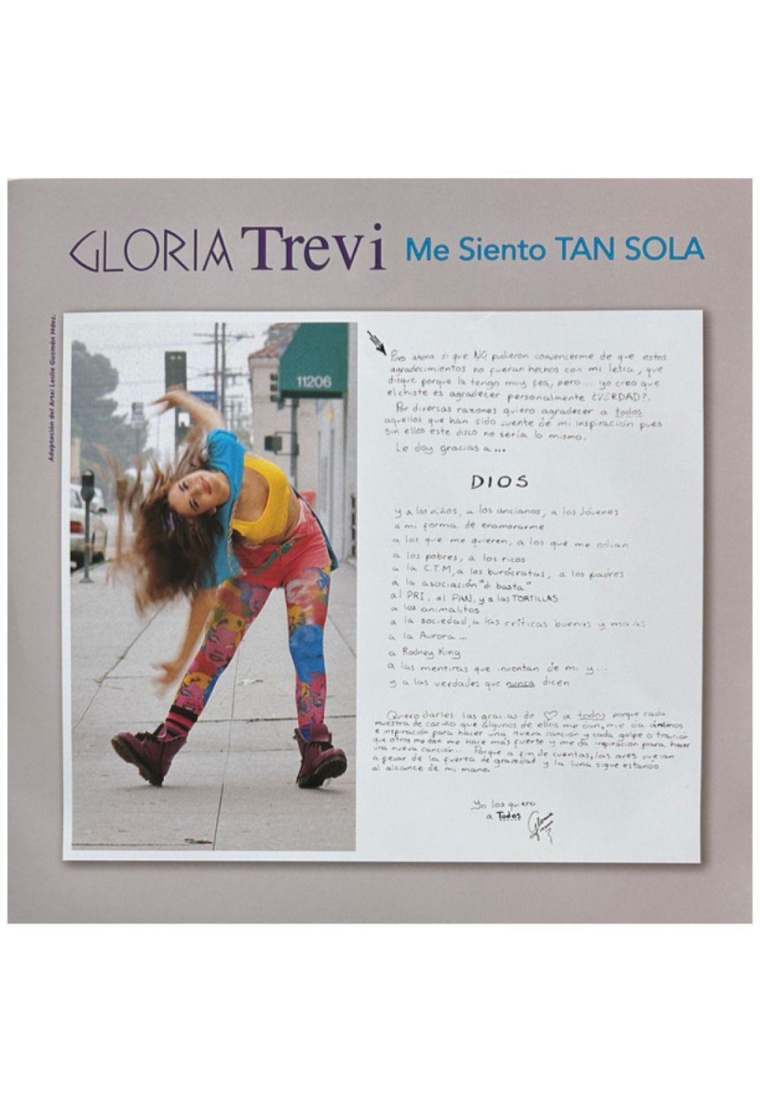 GLORIA TREVI - ME SIENTO TAN SOLA | VINILO-2