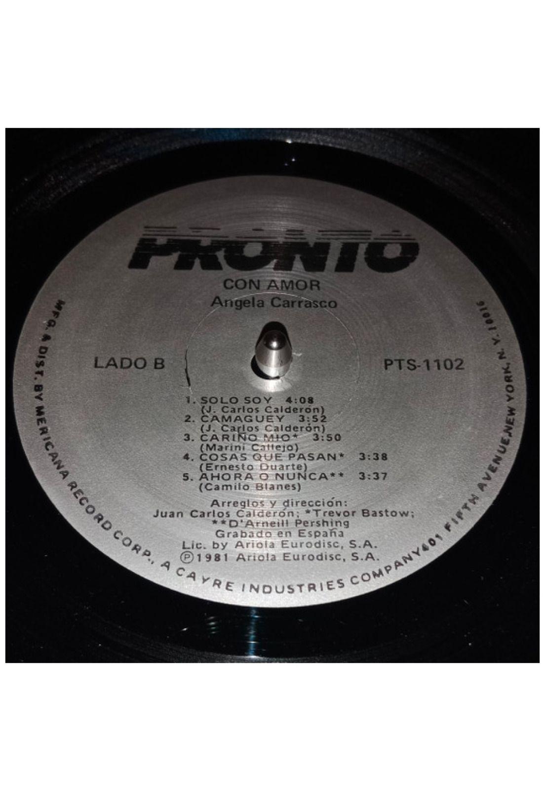 ANGELA CARRASCO - CON AMOR | VINILO USADO-2