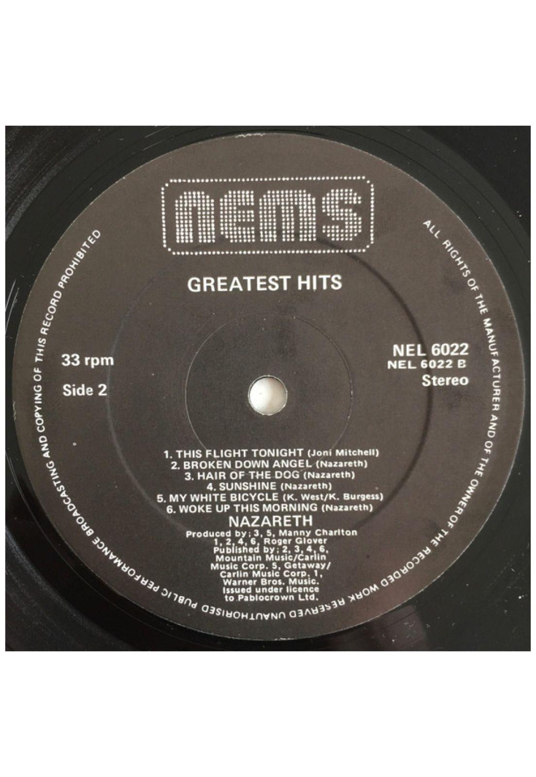 NAZARETH - GREATEST HITS (VDE-NUEVO/SELLADO) | VINILO-3