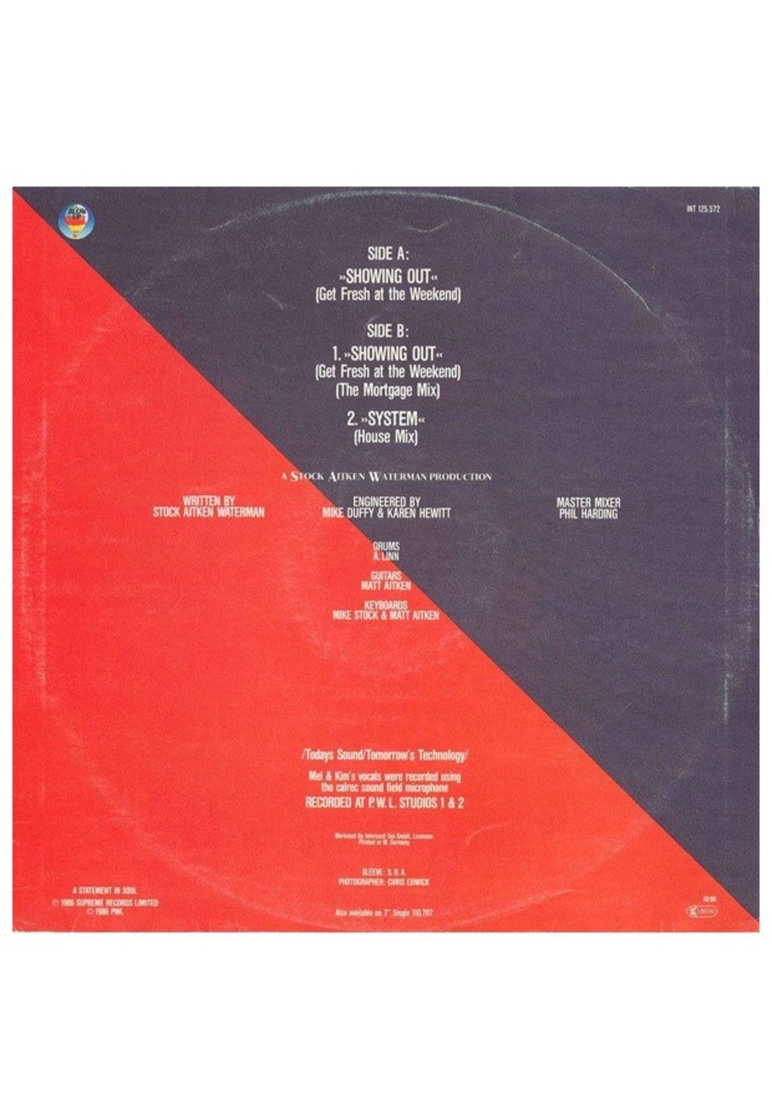 MEL & KIM - SHOWING OUT | 12" MAXI SINGLE VINILO USADO-3