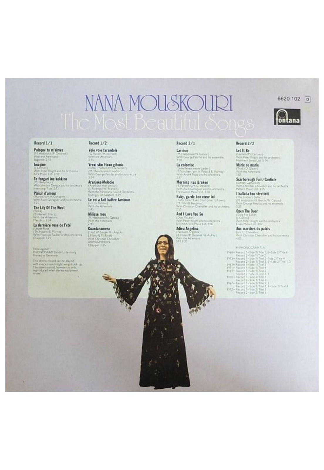 NANA MOUSKUORI - THE MOST BEAUTIFUL SONGS (2LP) | VINILO USADO-2