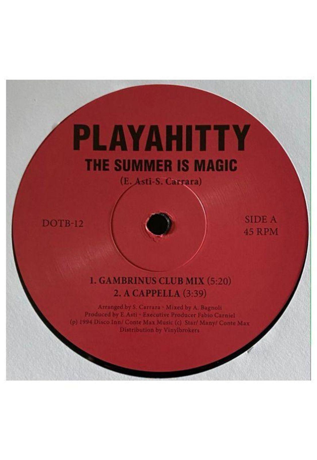 PLAYAHITTY - THE SUMMER IS MAGIC | 12" MAXI SINGLE VINILO-2