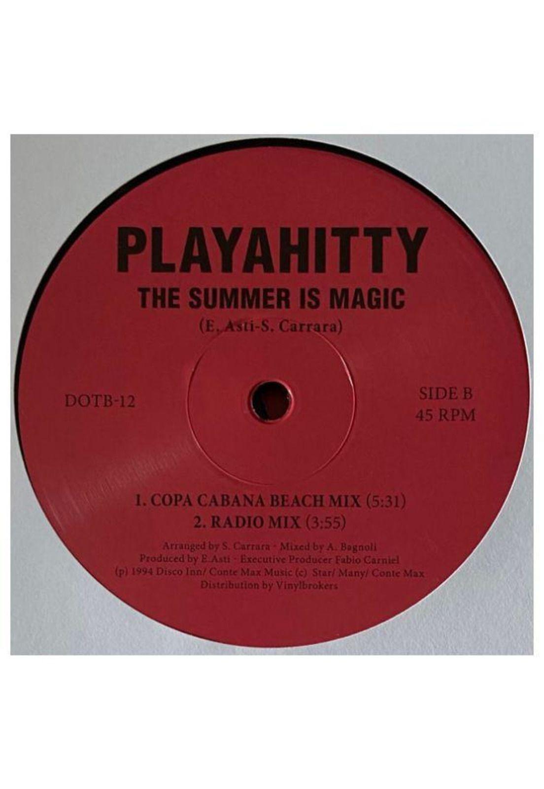 PLAYAHITTY - THE SUMMER IS MAGIC | 12" MAXI SINGLE VINILO-3