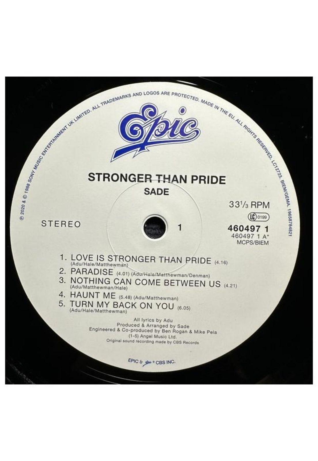 SADE - STRONGER THAN PRIDE | VINILO-2