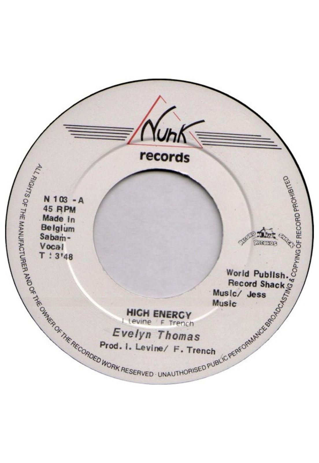 EVELYN THOMAS - HIGH ENERGY | 7" SINGLE USADO-2