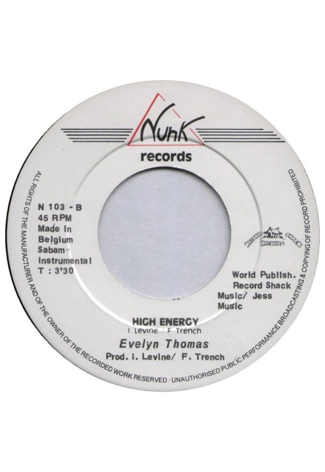 EVELYN THOMAS - HIGH ENERGY | 7" SINGLE USADO-3