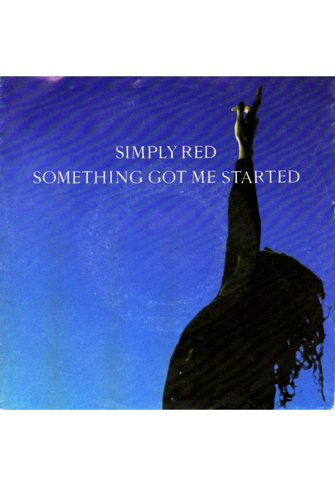 SIMPLY RED - SOMETHING GOT ME STARTED/A NEW FLAME (PROMO COPY) | 7" SINGLE USADO-2