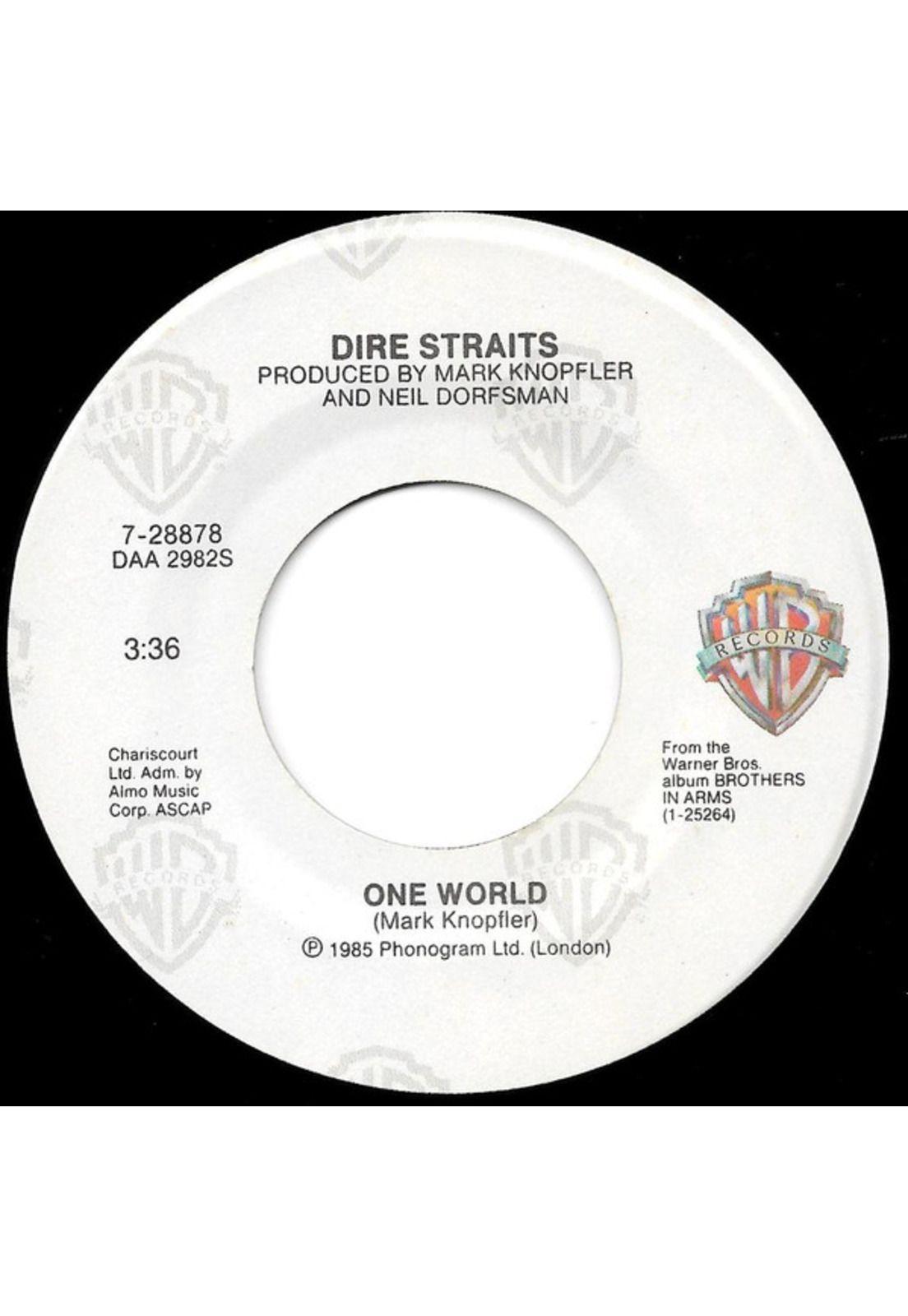 DIRE STRAITS - WALK OF LIFE | 7" SINGLE VINILO USADO-3