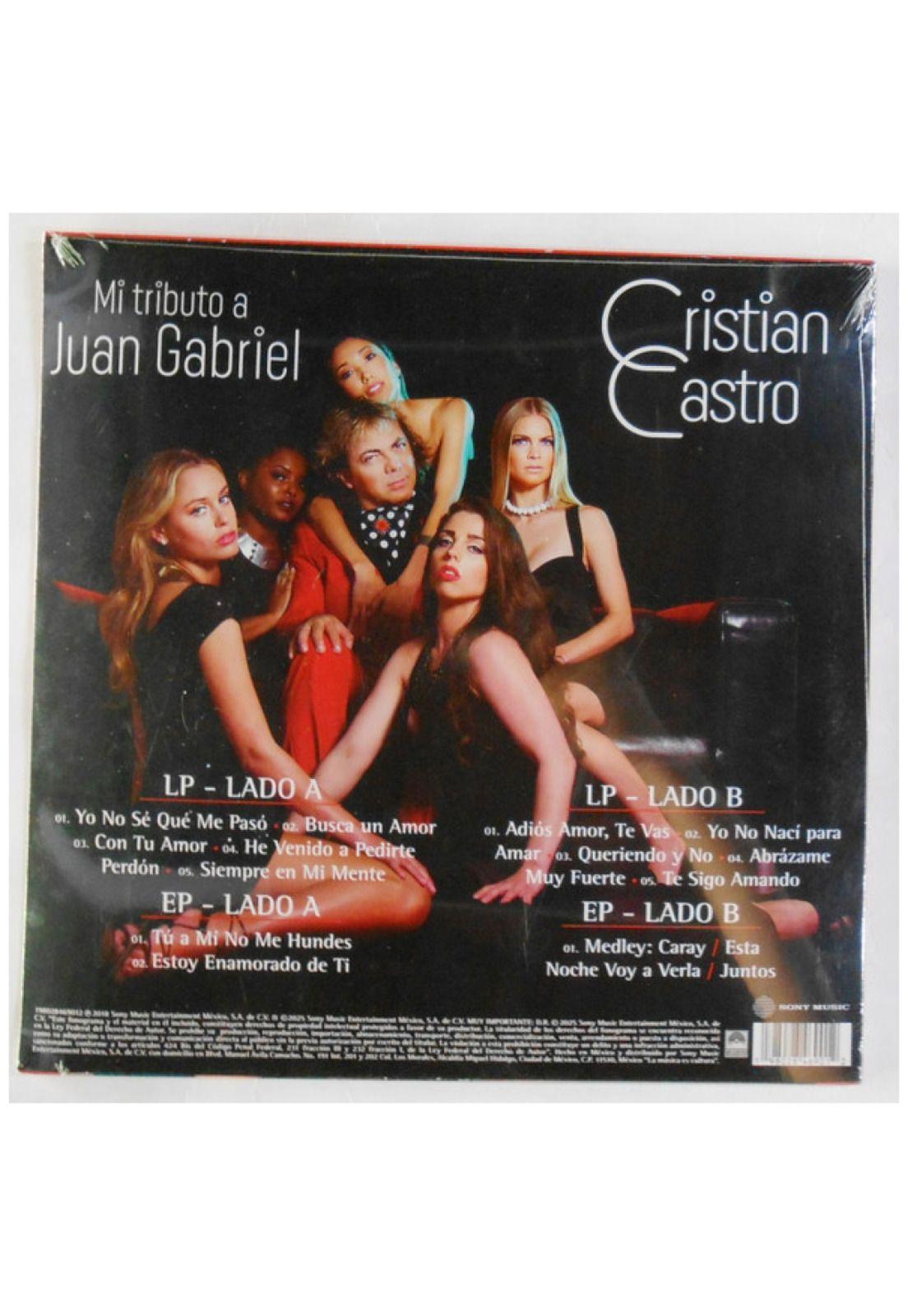 CRISTIAN CASTRO  - MI TRIBUTO A JUAN GABRIEL (LP+ÉP) | VINILO-2