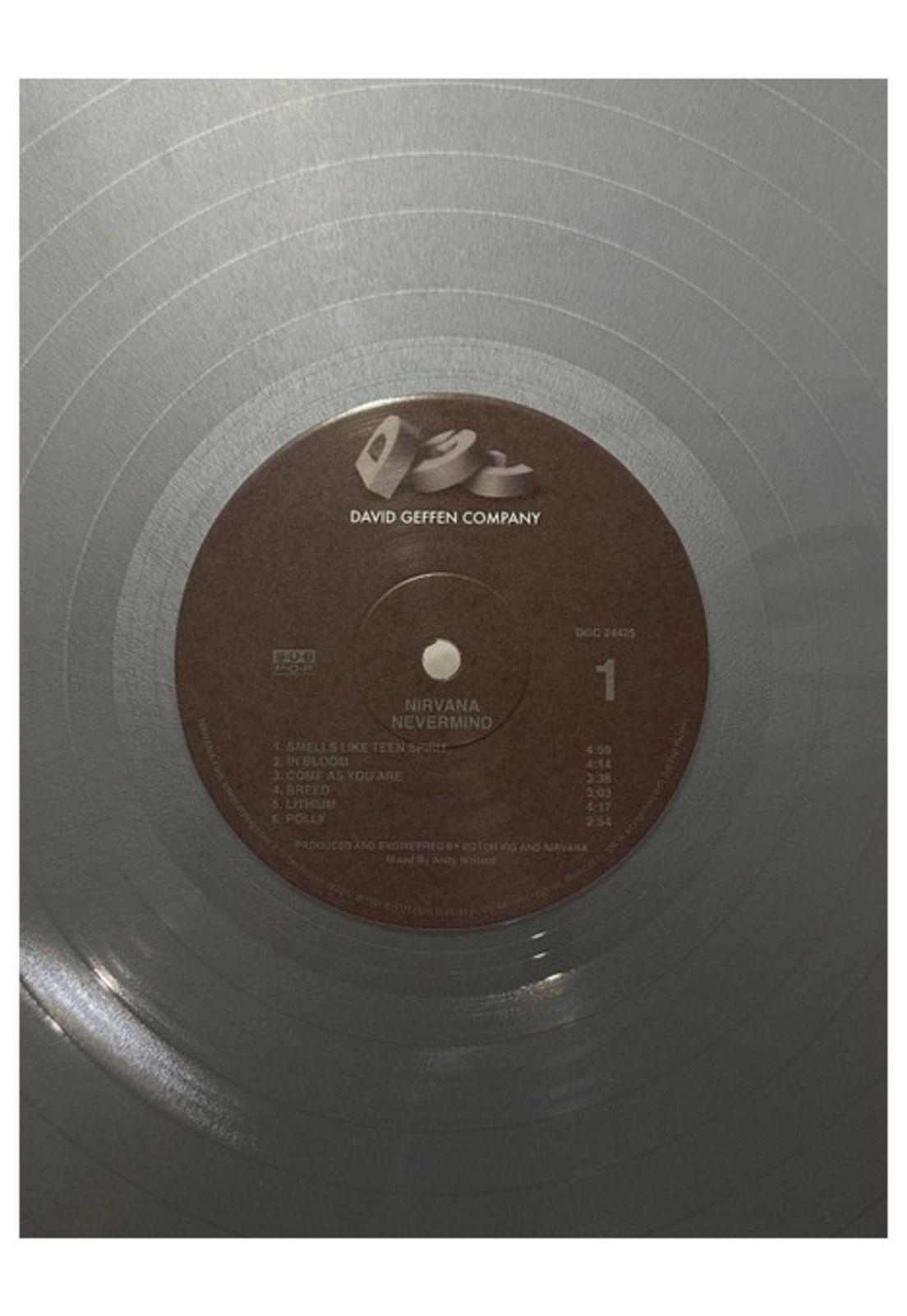 NIRVANA - NEVERMIND (EXCLUSIVE LTD EDITION) (METALLIC SILVER VINYL) | VINILO-4