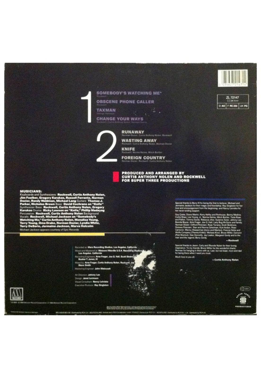 ROCKWELL - SOMEBODY'S WATCHING ME | VINILO USADO-1