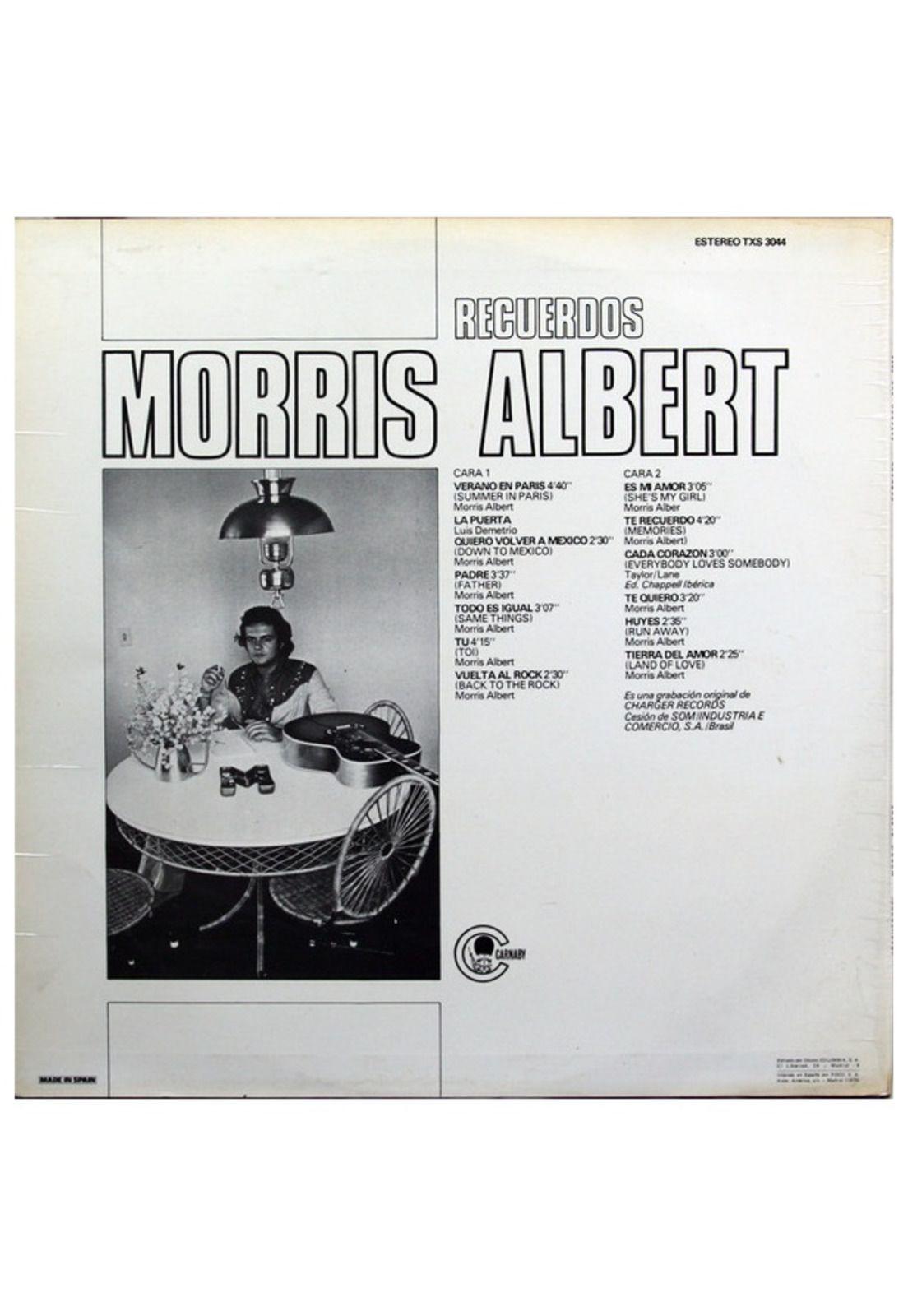 MORRIS ALBERT - RECUERDOS | VINILO USADO-2