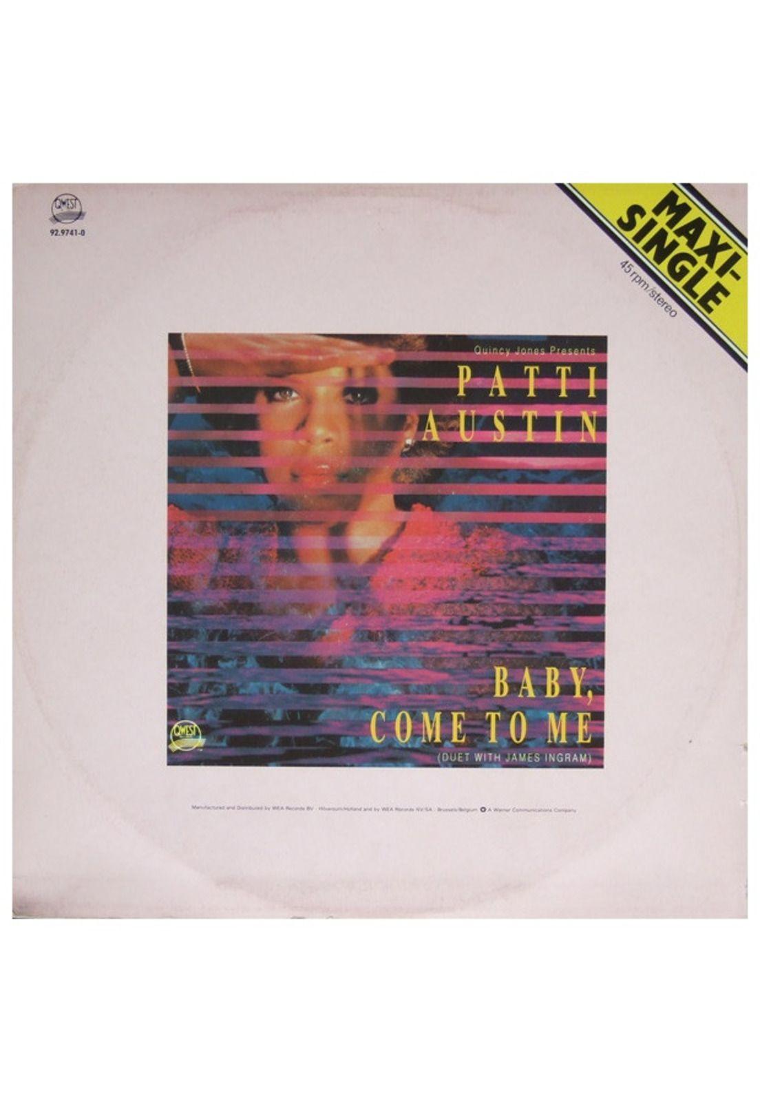 PATTI AUSTIN FT. JAMES INGRAM - BABY, COME TO ME | 12" MAXI SINGLE USADO-1