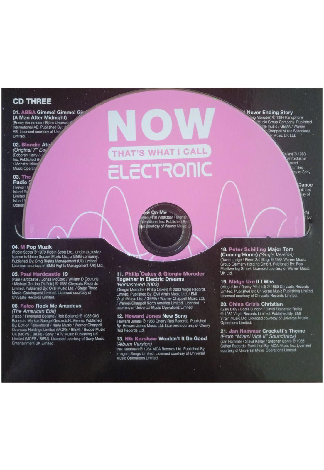 NOW ELECTRONIC -  VARIOUS ARTIST (4CD) | CD-4