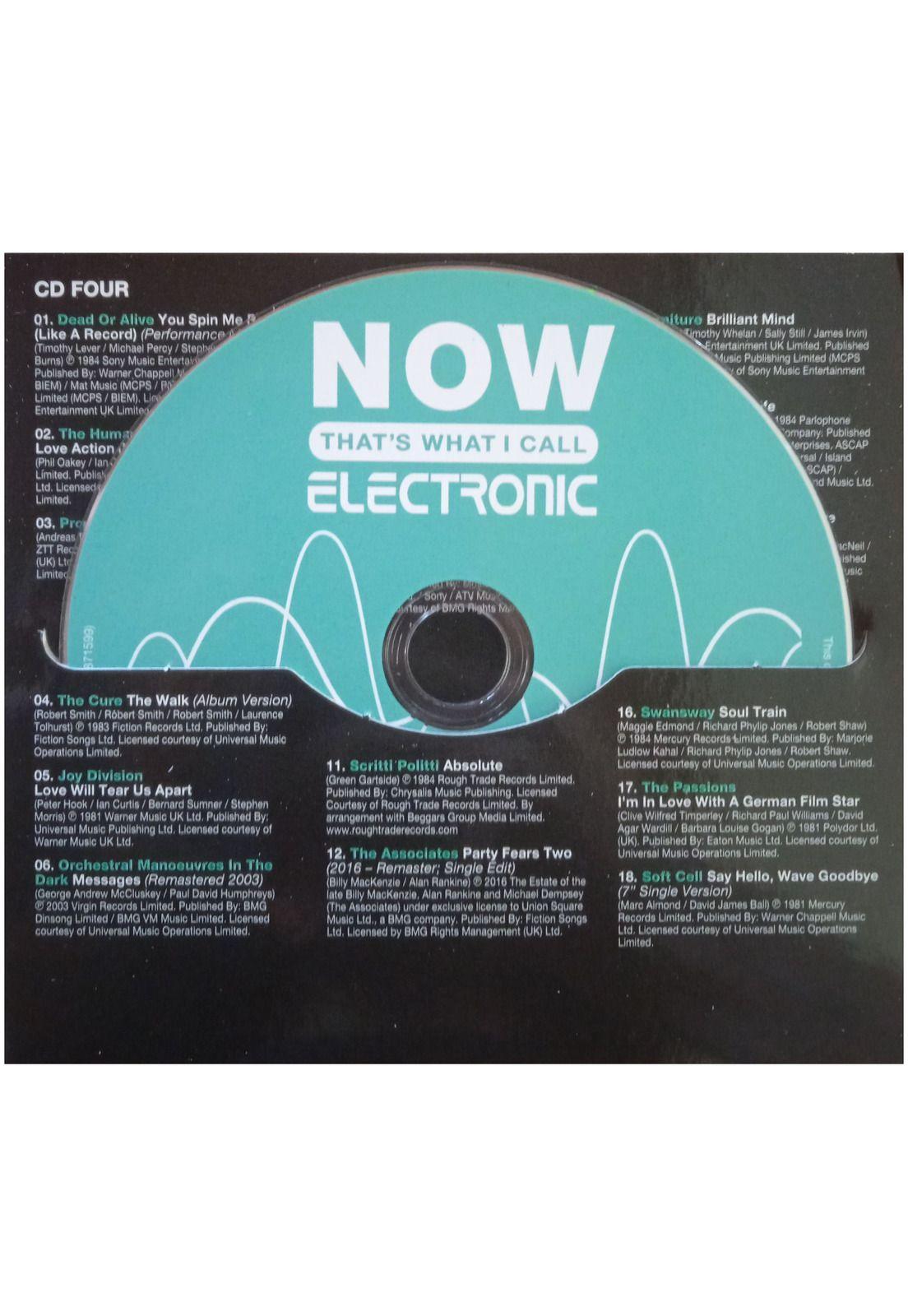 NOW ELECTRONIC -  VARIOUS ARTIST (4CD) | CD-5