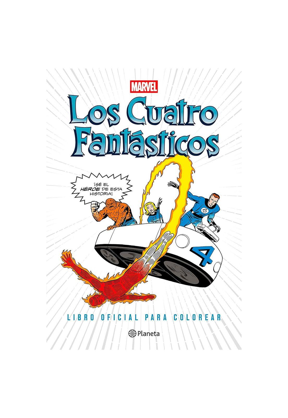 LOS CUATRO FANTÁSTICOS. LIBRO OFICIAL PARA COLOREAR (TAPA BLANDA) - MARVEL | LIBRO-0