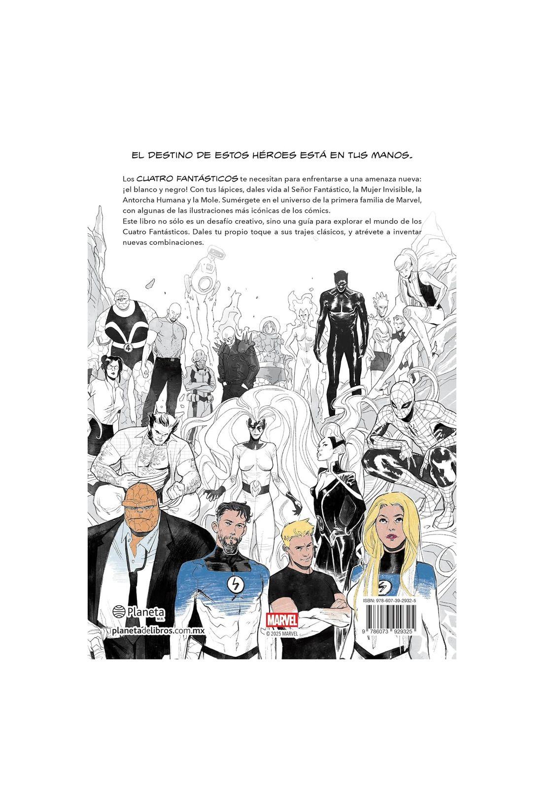 LOS CUATRO FANTÁSTICOS. LIBRO OFICIAL PARA COLOREAR (TAPA BLANDA) - MARVEL | LIBRO-1