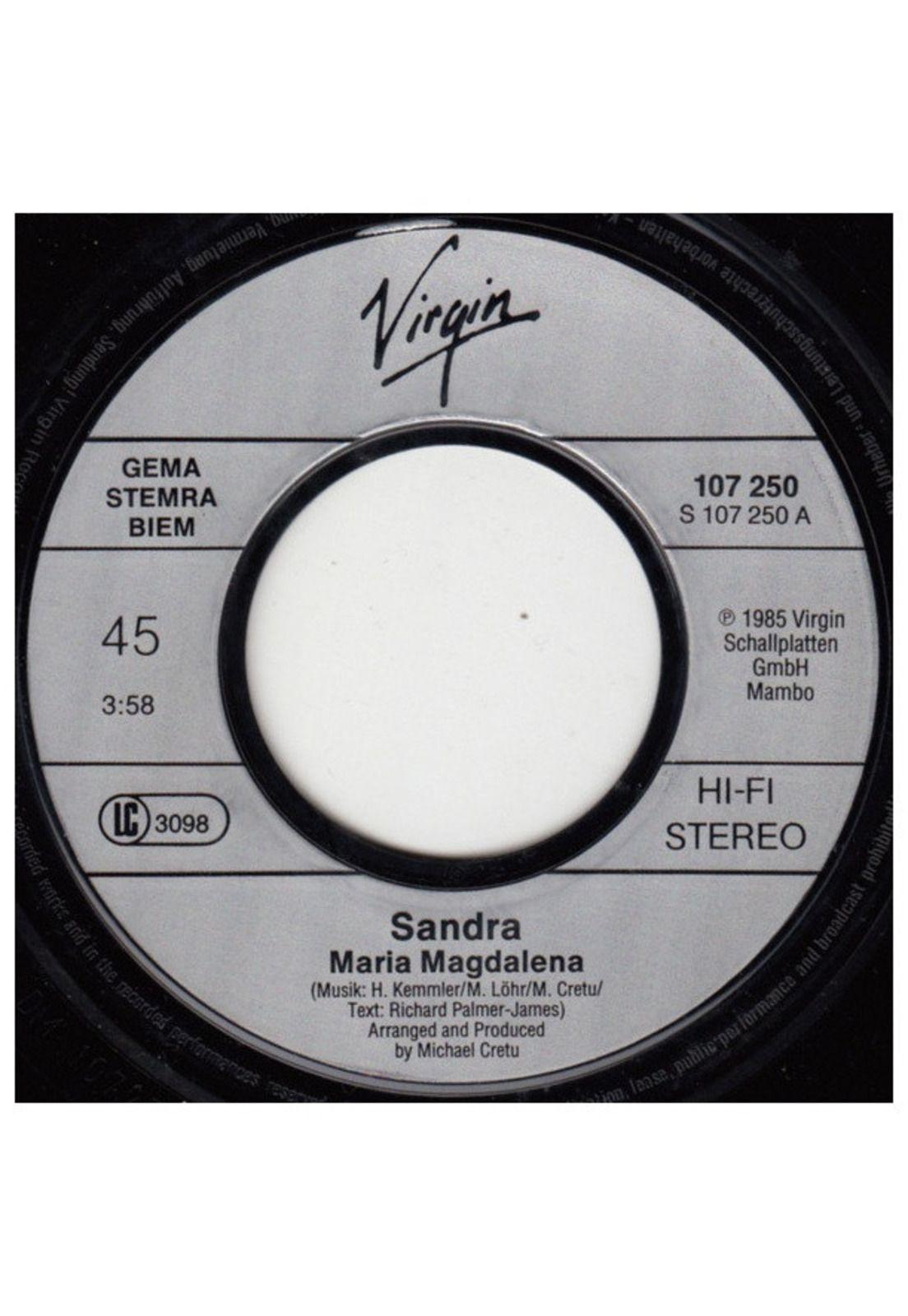 SANDRA - (I'LL NEVER BE) MARIA MAGDALENA | 7" SINGLE USADO-2