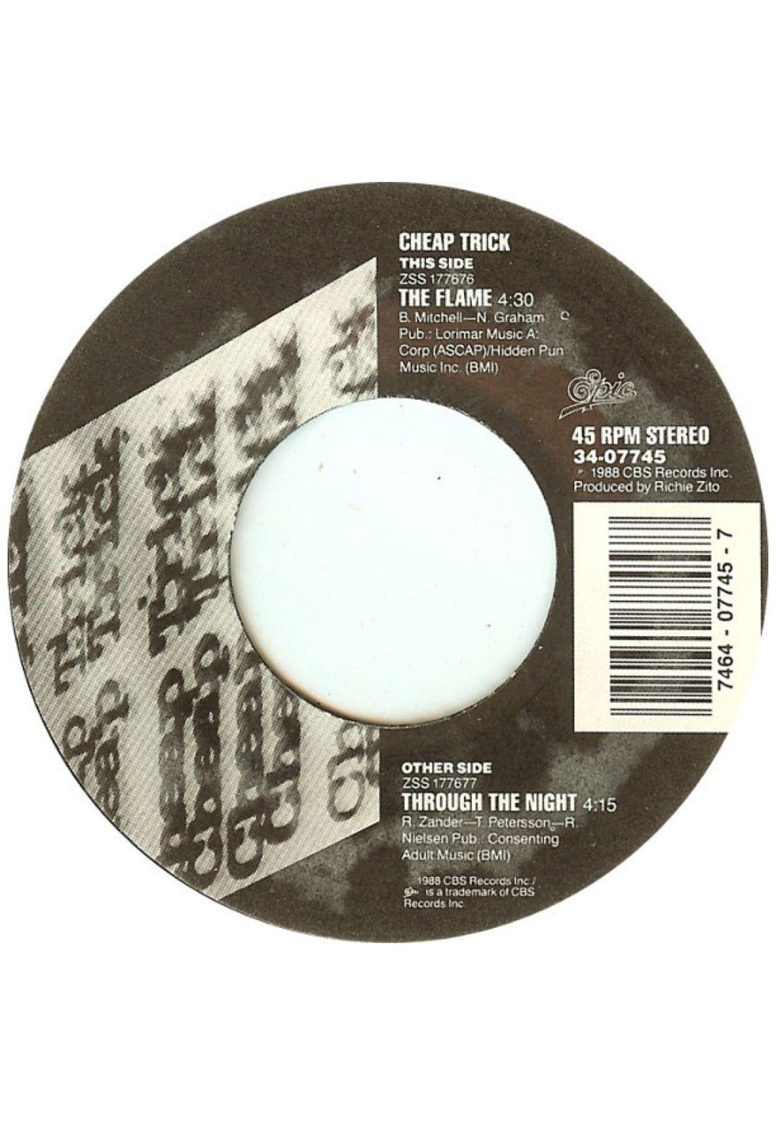 CHEAP TRICK - THE FLAME | 7" SINGLE USADO-2