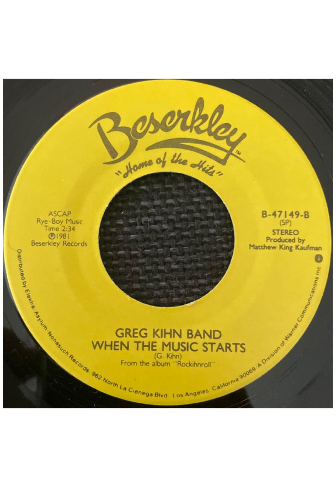 GREG KIHN BAND - THE BREAKUP SONG | 7" SINGLE USADO-2