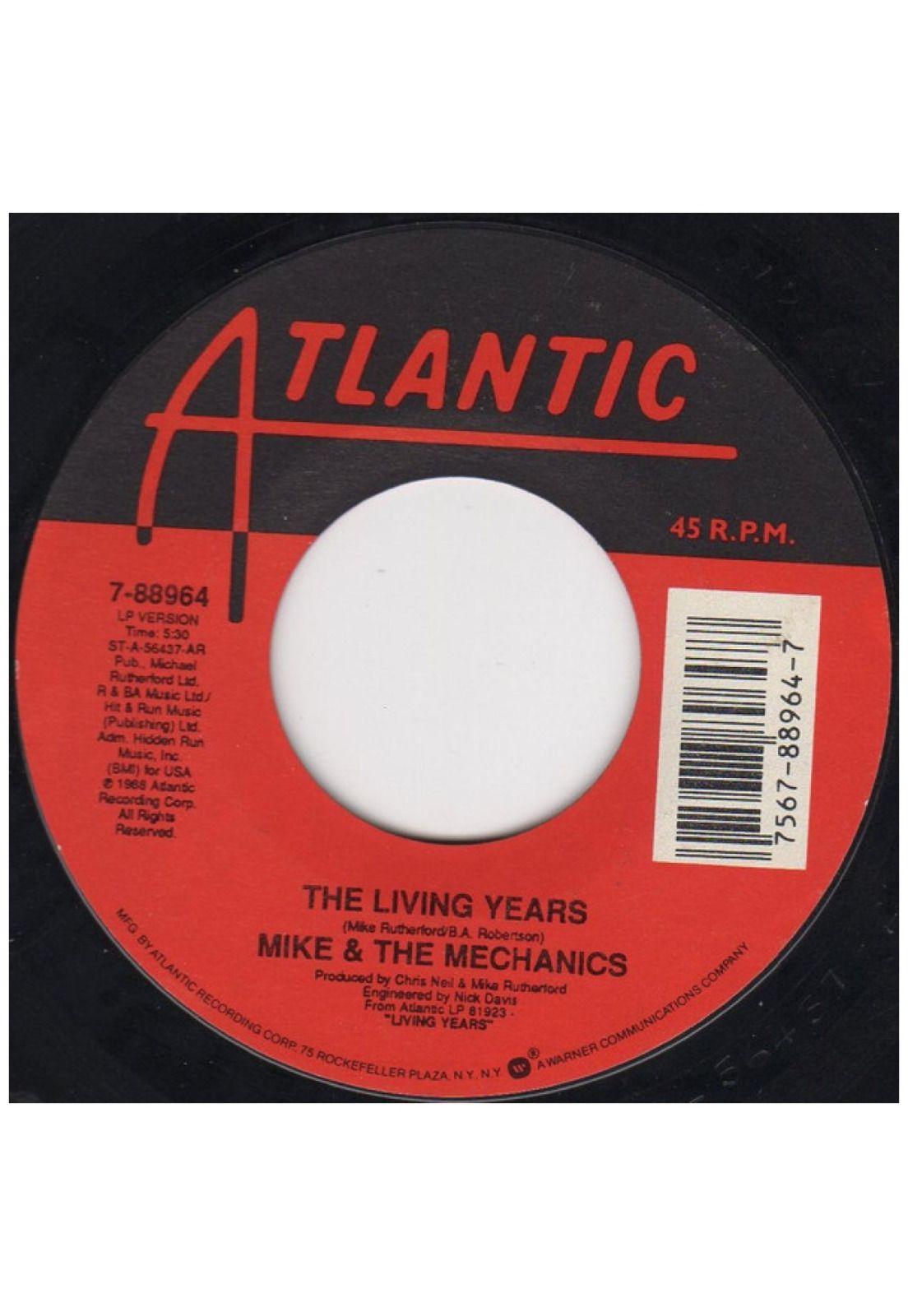 MIKE + THE MECHANICS - LIVING YEARS | 7" SINGLE USADO-2