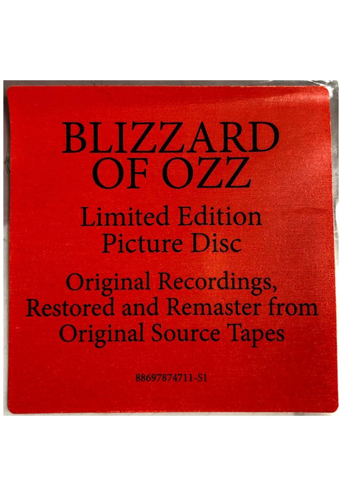 OZZY OSBOURNE - BLIZZARD OF OZZ (PICTURE DISC) | VINILO-4