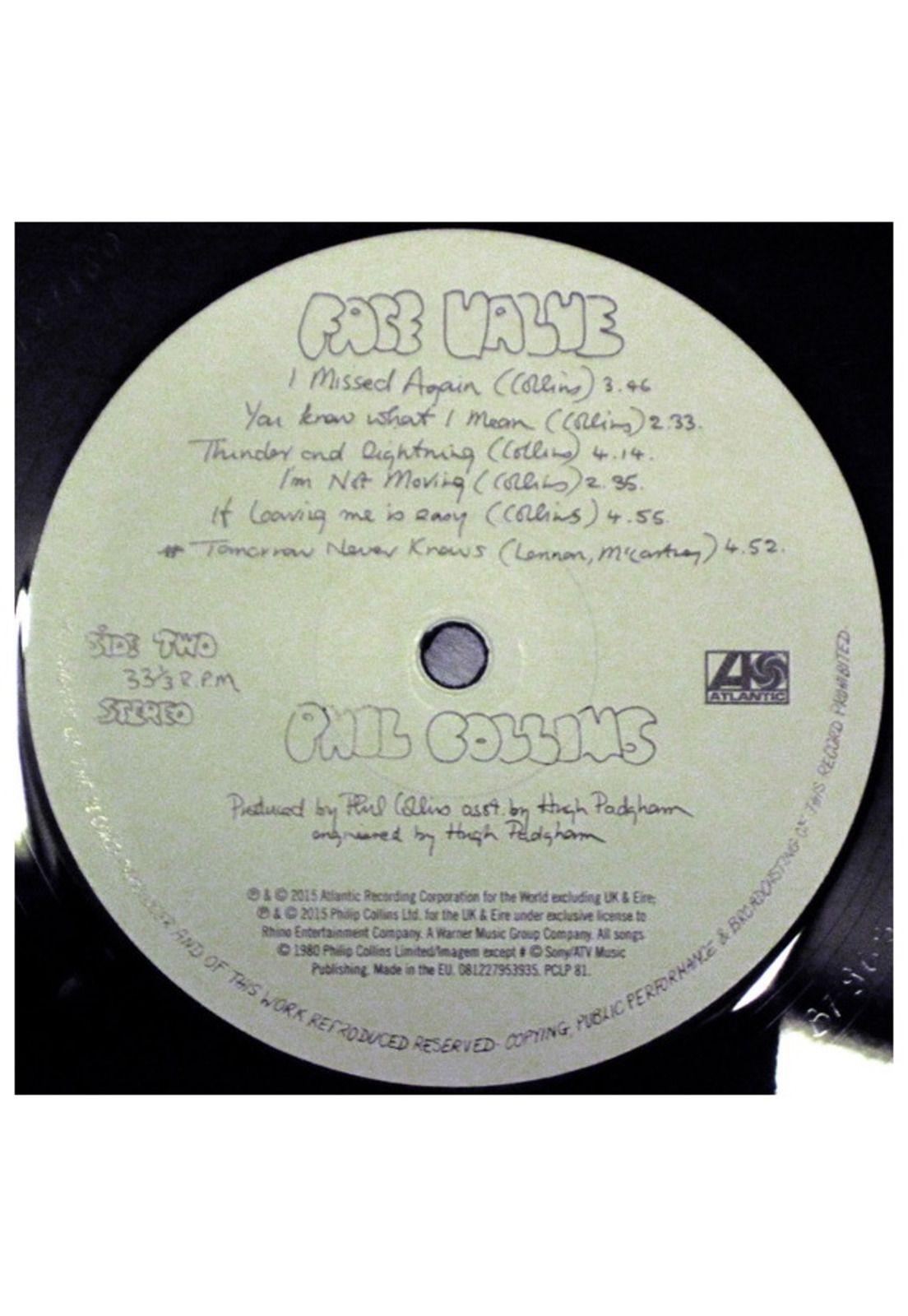 PHIL COLLINS - FACE VALUE | VINILO-4