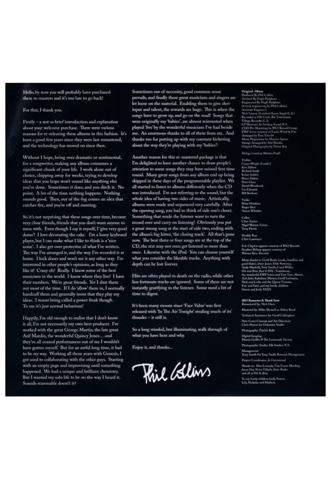 PHIL COLLINS - FACE VALUE | VINILO-6