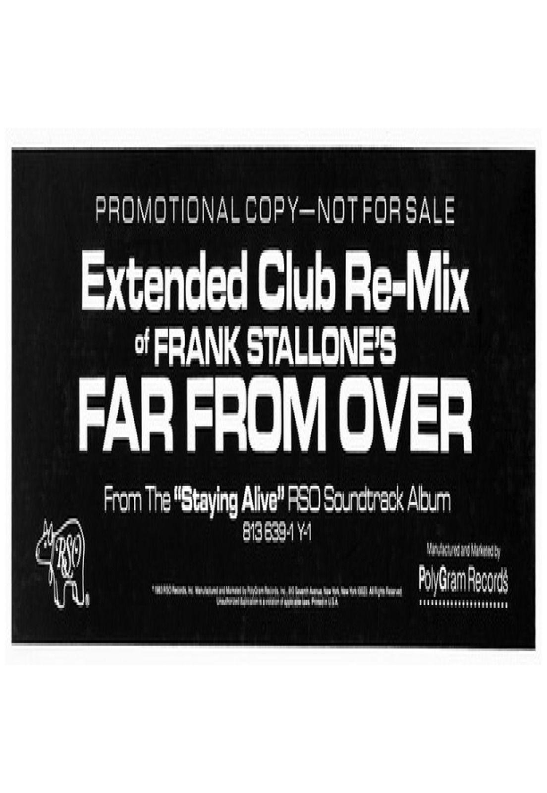 FRANK STALLONE - FAR FROM OVER | 12" MAXI SINGLE VINILO USADO-2