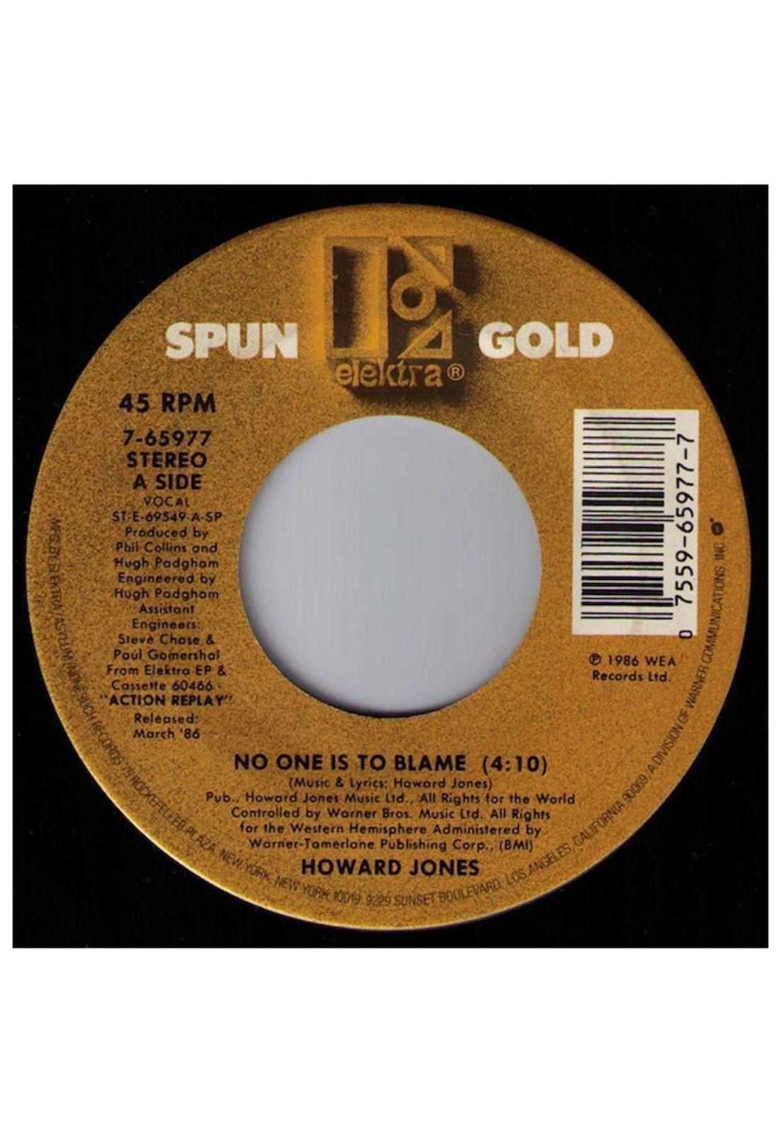 HOWARD JONES - NO ONE IS TO BLAME | 7" SINGLE VINILO USADO-0