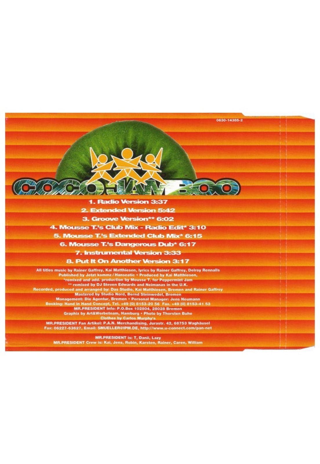 MR. PRESIDENT - COCO JAMBOO | CD SINGLE USADO-1