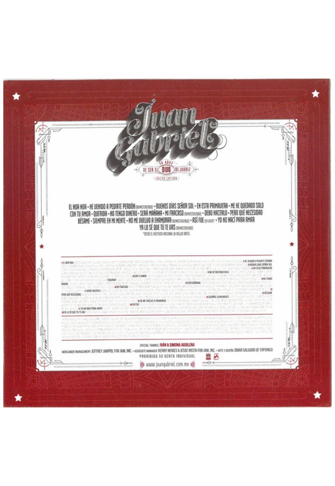 JUAN GABRIEL - 50 AÑOS DE SER EL DIVO DE JUAREZ (3CD+DVD) (LTD. EDITION) | CD-6