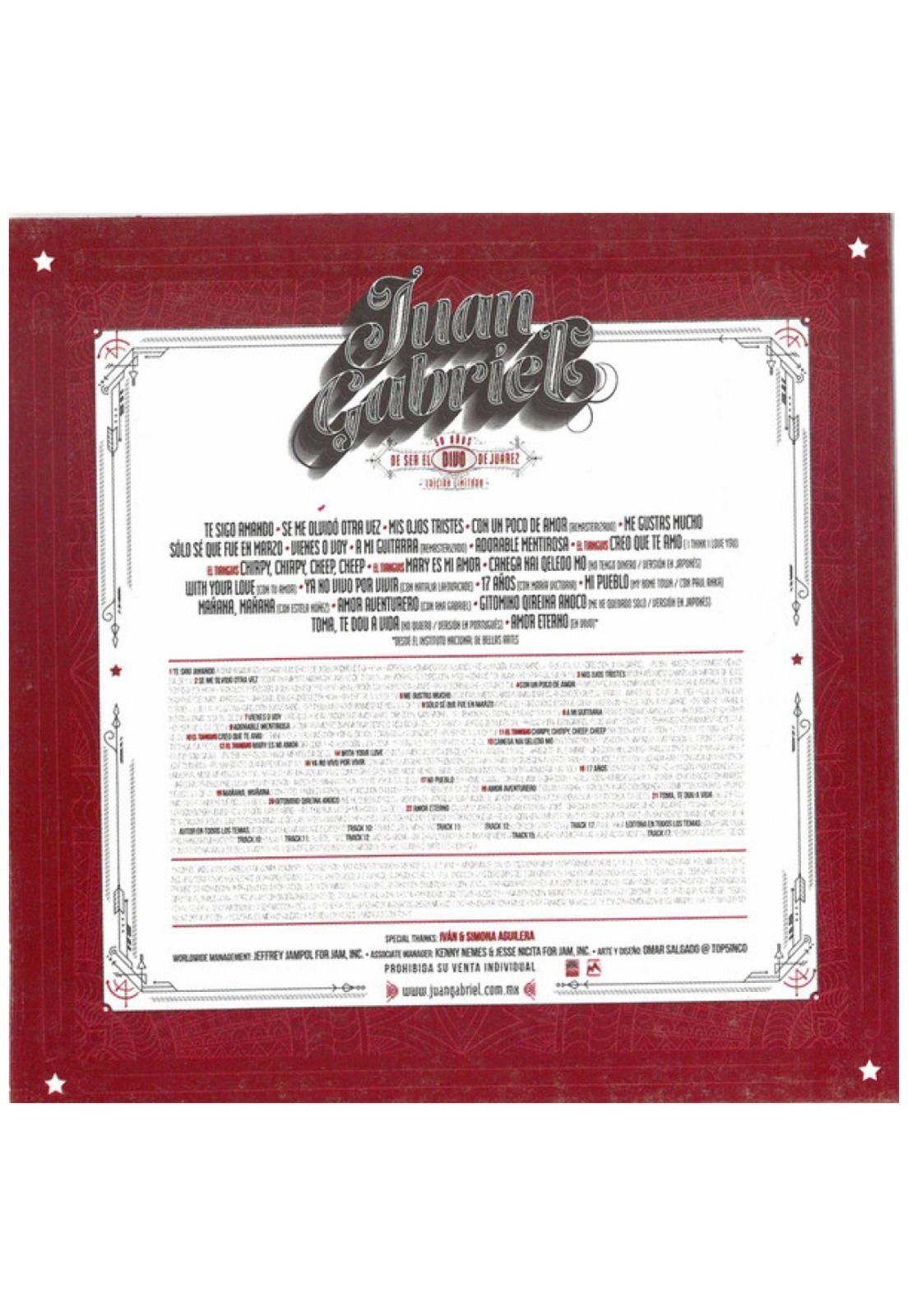 JUAN GABRIEL - 50 AÑOS DE SER EL DIVO DE JUAREZ (3CD+DVD) (LTD. EDITION) | CD-8