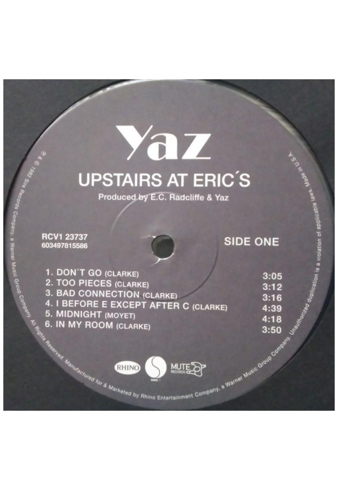 YAZOO - UPSTAIRS AT ERIC'S (ULTRA CLEAR VINYL) (2025) | VINILO-2