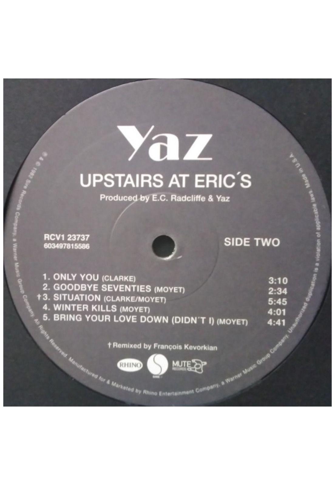 YAZOO - UPSTAIRS AT ERIC'S (ULTRA CLEAR VINYL) (2025) | VINILO-3