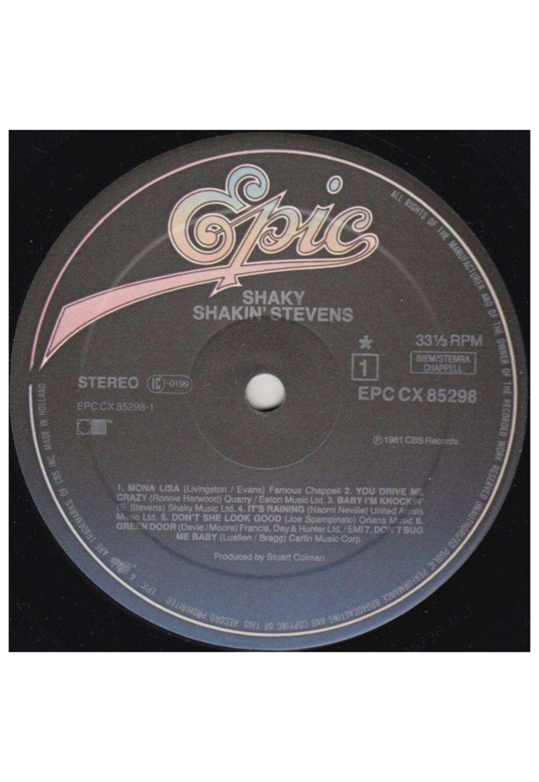 SHAKIN STEVENS - SHAKY | VINILO USADO-2